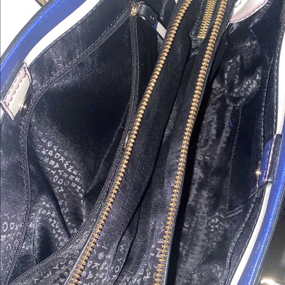 Kate Spade Black and Blue Striped Women's Bag GUC - Picture 4 of 8